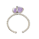 The Stone of Peace - Adjustable Amethyst Ring
