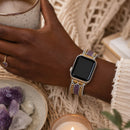 Amethyst Crystal Adjustable Apple Watch Strap