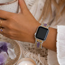 Amethyst Crystal Adjustable Apple Watch Strap