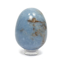 Angelite Crystal Egg for Peace, Serenity & Spiritual Connection