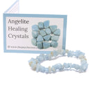 Angelite Stone Chip Bracelet