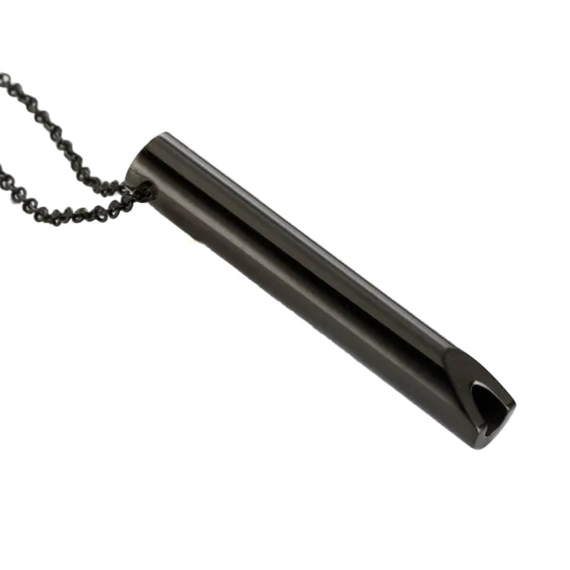 Anti Anxiety Breathing Necklace - Black
