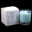 Anxiety Away - Crystal Infused Scented Candle
