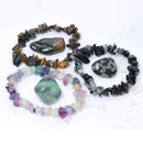 Anxiety Away Crystal Chip Bracelet Trio Set