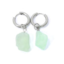 Green Aventurine Huggie Earrings – Abundance & Harmony