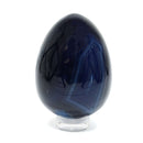 Blue Agate Crystal Egg for Calm, Communication & Inner Harmony