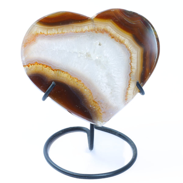 Agate Heart Carving (207g)