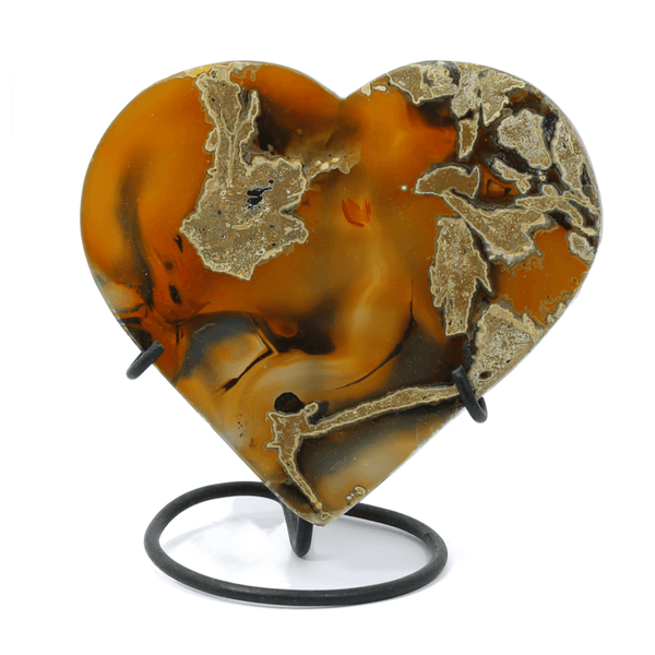 Agate Heart Carving (206g)