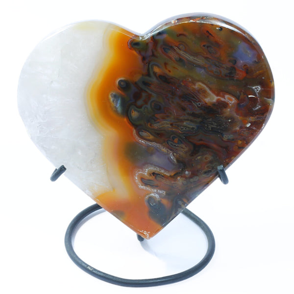 Agate Heart Carving (166g)