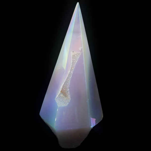 Angel Aura Agate Obelisk (214g)