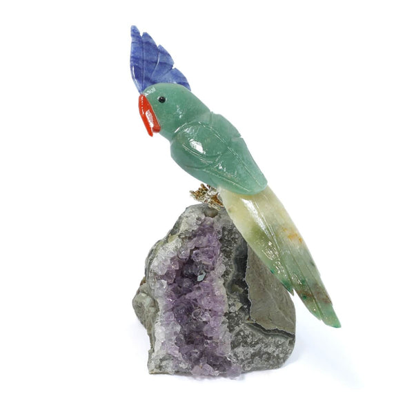 Aventurine, Amazonite & Sodalite Parrot - The Tranquil Explorer (196g)