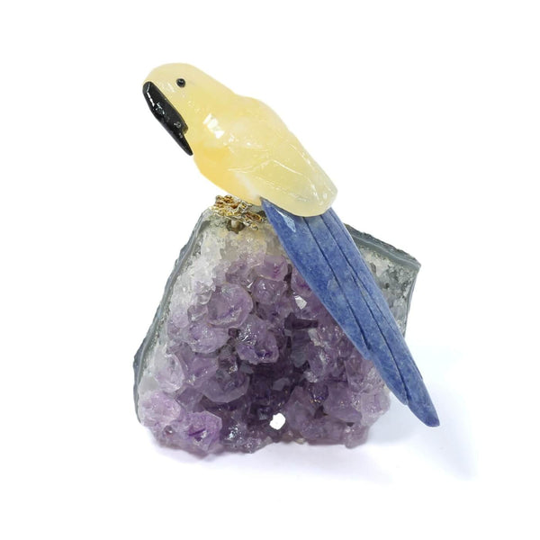 Yellow Aventurine & Sodalite Parrot - The Truth Seeker (214g)