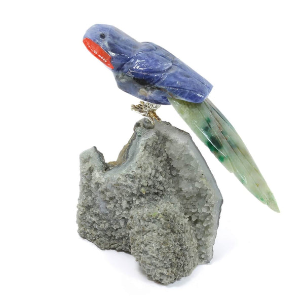 Sodalite & Ruby Zoisite Parrot - The Spirit Of Renewal (155g)