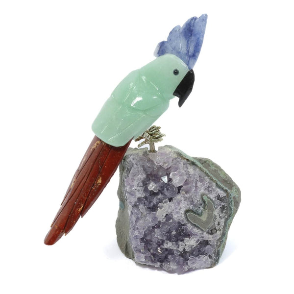 Amazonite, Jasper & Sodalite Parrot - The Guardian Of Peace (186g)