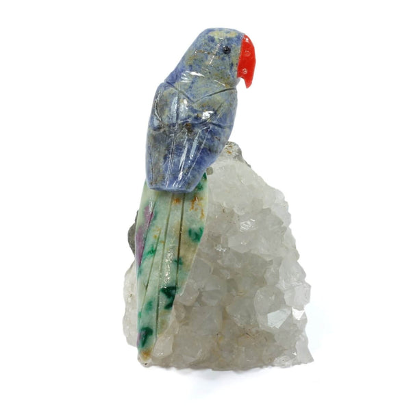 Sodalite & Ruby Zoisite Parrot - The Spirit Of Truth (289g)