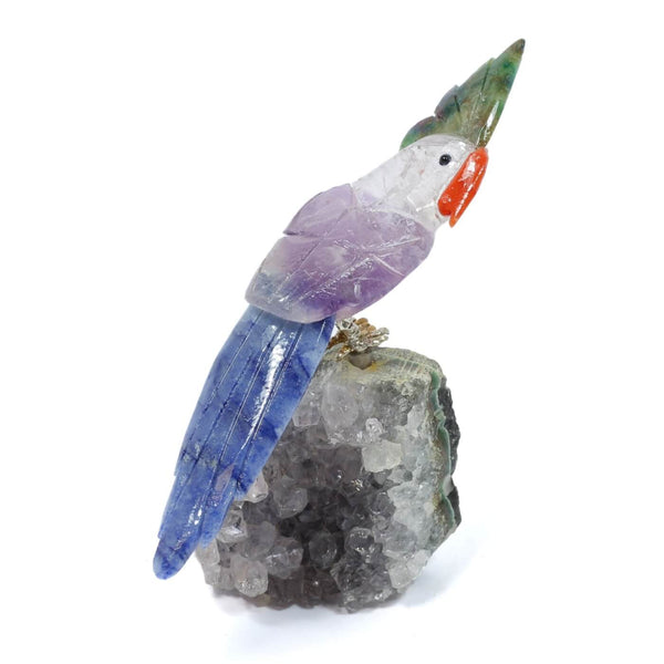 Amethyst & Sodalite Parrot - The Oracle Of Intuition (149g)