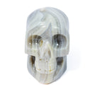 Carved Crystal Agate Skull - The Sprit Of The Ancients (884g)