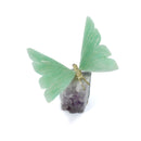 Agate Butterfly With Amethyst Cluster (120g)