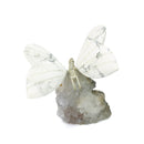 Agate Butterfly With Amethyst Cluster (130g)