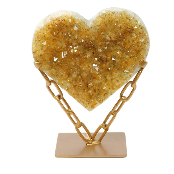 Citrine Heart Of Fortune (1541g)