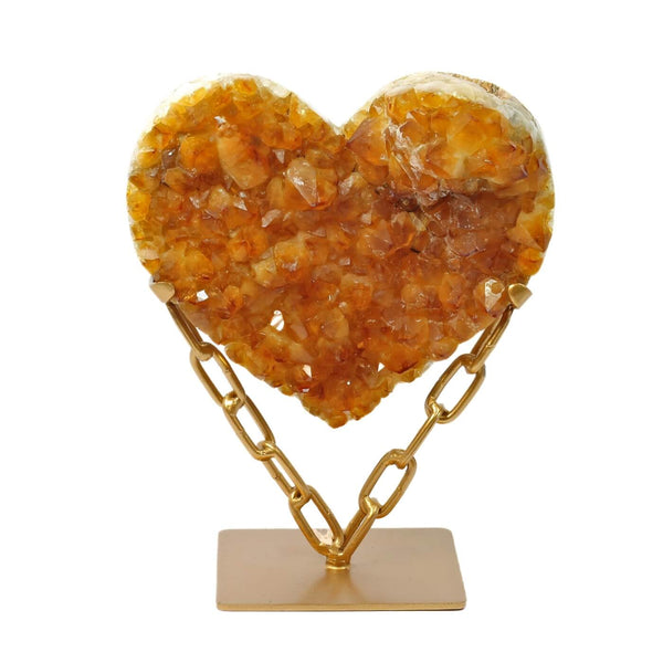 Citrine Heart Of Fortune (1661g)