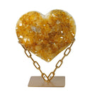 Citrine Heart Of Fortune (4085g)