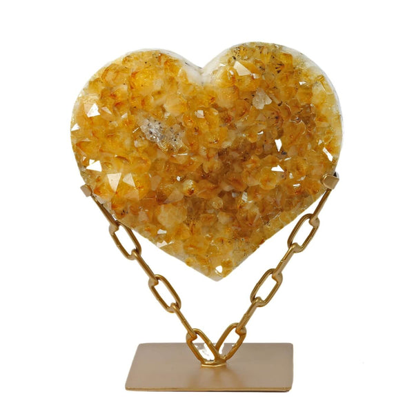 Citrine Heart Of Fortune (4085g)