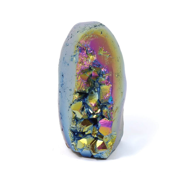 Titanium Aura Geode - The Starlight Core (425g)