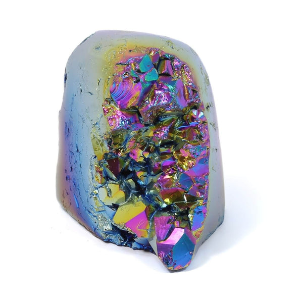 Titanium Aura Geode - The Starlight Core (349g)