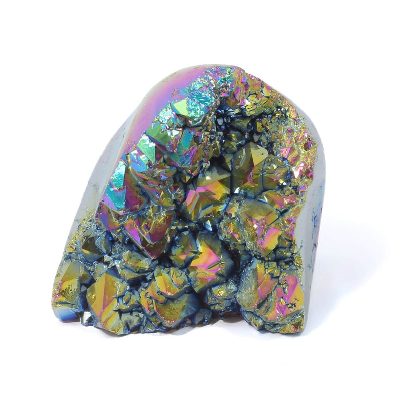 Titanium Aura Geode - The Starlight Core (993g)