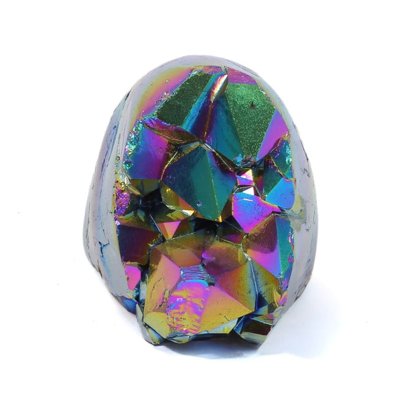 Titanium Aura Geode - The Starlight Core (412g)