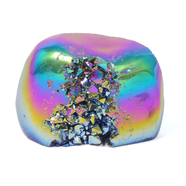 Titanium Aura Geode - The Starlight Core (1277g)