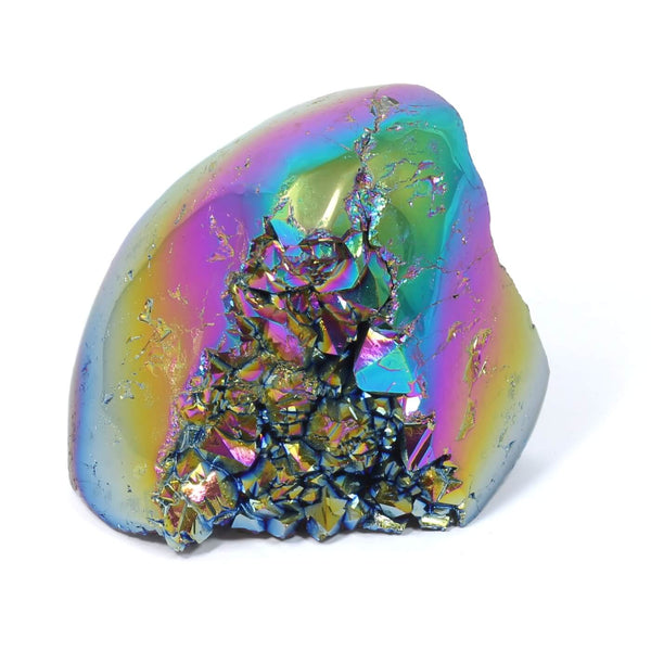 Titanium Aura Geode - The Starlight Core (834g)