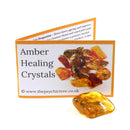 Amber Polished Tumblestone Healing Crystals