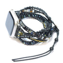 Midnight Aura Lava Stone Apple Watch Strap