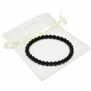Black Onyx - 4mm Beaded Bracelet