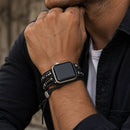 Midnight Aura Lava Stone Apple Watch Strap