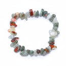 Bloodstone Chip Bracelet