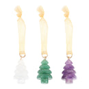 Crystal Tree Christmas Decorations - Set Of 3