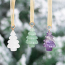 Crystal Tree Christmas Decorations - Set Of 3