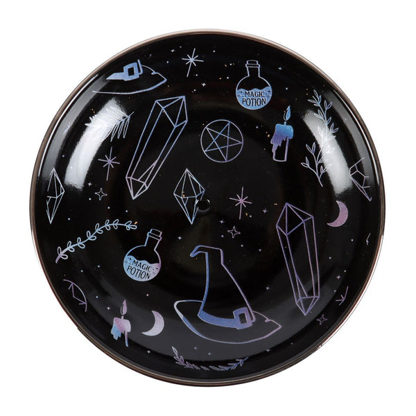 Crystal Witch Incense Holder
