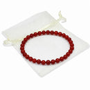 Carnelian - 4mm Beaded Bracelet