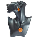 Carnelian Power Ring Earrings & Pendant Set for Confidence