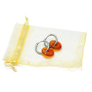 Carnelian Power Ring Hoop Earrings for Confidence