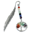 Chakra Healing Tree of Life Pendant & Feather Bookmark – A Perfect Spiritual Gift