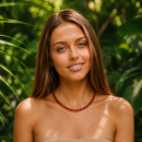 Carnelian - 4mm Beaded Necklace