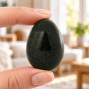 Green Goldstone Crystal Egg for Ambition, Prosperity & Positive Energy