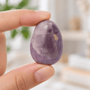 Lepidolite Crystal Egg for Calm, Emotional Balance & Inner Peace