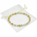 Citrine - 4mm Beaded Bracelet