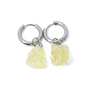 Citrine Huggie Earrings – Joy, Abundance, Empowerment